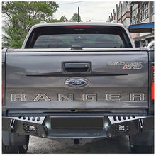 Matt Black Tailgate Handle Trim Cover For Ford Ranger T6 T7 T8 2012-2022 w/ Key Hole