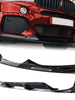 Body Kits for BMW X5 F15 M-Sport Rear Diffuser + Front Lip Splitters Gloss Black