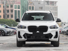 For 2022+ BMW X3 G01 X4 G02 Glossy Black Front Kidney Grille Grill w/ Camera fg214