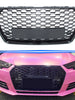RS4 Style Honeycomb Front Grille Badgeless For Audi A4 S4 B9 2017–2019