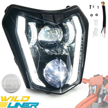 LED Headlight DRL High Low Beam Turn Signal for KTM EXC EXC-F 125-500 2014-2023