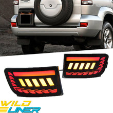 LED Rear Bumper Light Brake Lamp Pair For Toyota Land Cruiser Prado 2003-2009
