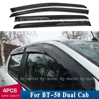 Weather Shield Weathershields Window Visor for Mazda BT-50 Dual Cab 2011-2020