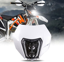 IP67 LED Headlight + Fairing Mask Hi/Lo Beam DRL For KTM 250 300 350 450 500 690