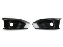 Chrome/ Black Fog Light Grill Bezels for Audi A4 B9 Non-Sline 2020-2024