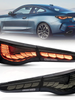Smoked LED Tail lights Rear Lamps Assembly For BMW 4 Series G22 G23 G26 M4 G82 G83 2021-2024