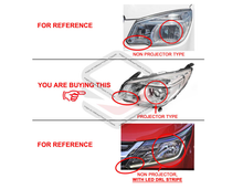 Set Pair LH+RH Head Light Front Lamp With Projector For Holden Colorado RG S1 2012-2016