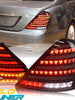 LED Sequential Tail Lights Rear Lamps Assembly for Benz S‑Class W221 Sedan 2006-2013