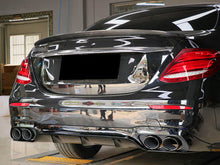 E53 AMG Rear Diffuser + Black Exhaust Tips for Mercedes W213 Sedan AMG Pack 2016-2020 di25