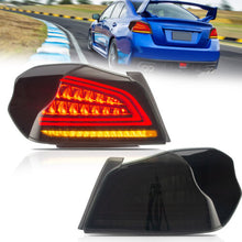 Smoke Tail Lights Fits 2015-2021 Subaru WRX STI LED Sequential Signal Bar Lamps