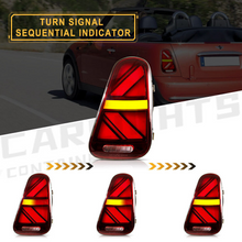 Pair Smoke LED Tail Lights For 2001-2006 BMW Mini R50 R52 R53 Cooper S Rear Lamps