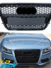 Honeycomb Black Front Grill For 2008-2012 AUDI A5 S5 B8 8T fg100