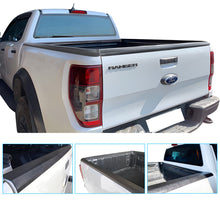 4pcs Tailgate Cover Trim Rear Protector Trim for Ford Ranger 2012-2022 Dual Cab Black