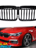 Gloss Black Front Kidney Grille Grill For 2019-2023 BMW G11 G12 LCI 7 Series Sedan 4DR fg173