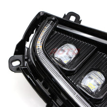 LED DRL Day Running Light Fog Lamp For Toyota RAV4 2019-2024 W/ Yellow Turn Signal