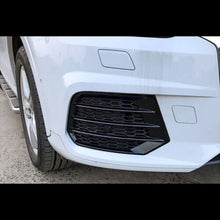 Black Front Fog Light Grille Cover for Audi Q3 Non-Sline 2016-2018
