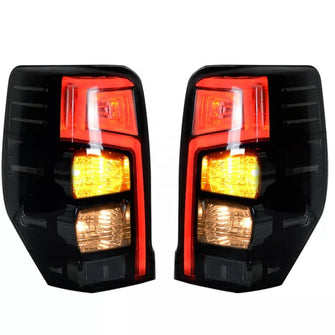 Smoke LED Tail Lights Rear Lamps Fit For Mitsubishi Triton MR 2019-2023