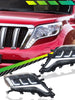 LED DRL Headlights Projector Assembly for Toyota Land Cruiser Prado 2014-2017