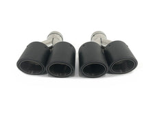 AK Style Matte Carbon Fiber Exhaust Tip Upgrade 65mm Inlet