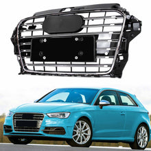 Chrome S3 Style Front Grille For Audi A3 S3 8V 2014–2016 Front Bumper Grill