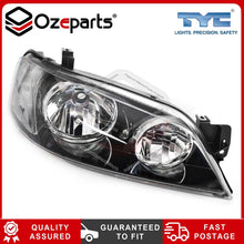 TYC Pair LH+RH Head Light Lamp (Black XT) for Ford Falcon BA BF 2002-2006