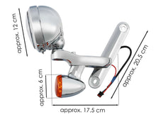 4.5" LED Fog Lights Auxiliary Spot Turn Signal Chrome for Harley street glide 2006-2022