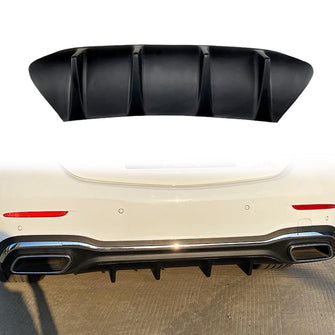 Rear Bumper Lip Diffuser Matt Black for 2021-up Mercedes C-Class W206 Sedan AMG-Line di179