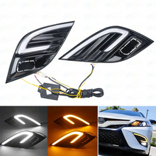 LED Daytime Running Light for Toyota Camry SE XSE 2018-2020 DRL Fog Lamp w/ Turn