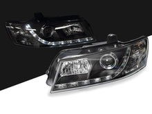 Black LED Projector Headlights For Holden Commodore VZ S SS SV6 SV8 Sedan Wagon Ute 2004-2006