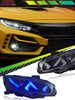 LED Headlights Assembly for Honda Civic 2016-2021 DRL Sequential