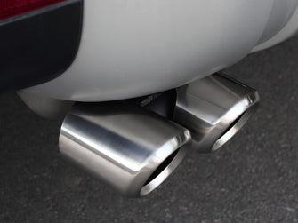 Brushed Chrome Exhaust Tips Muffler Pipe for Land Rover Defender 90 110 3.0L 2020-2024