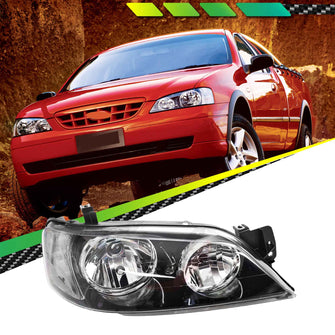 RH Right Hand Head Light Front Lamp For Ford Falcon BA BF 2002~2006 XT Black