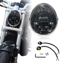 LED Headlight Hi/Lo Lamp Fit For Harley Davidson VROD V-Rod VRSCA VRSCDX VRSCR