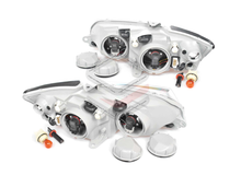 SET LH+RH Head Light (Chrome) With Projector For Holden Commodore VZ 2004-2007