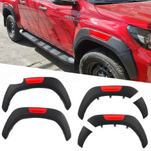 Matte Black Fender Flares Wheel Arches Guard For Toyota Hilux SR5 2015-2024 Rocco SR SR5