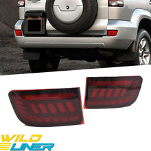 LED Rear Bumper Light Brake Lamp Pair For Toyota Land Cruiser Prado 2003-2009