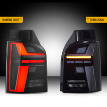 Pair Smoke LED Tail Lights For 2010-2014 VW Multivan T5 w/Animation Sequential Rear Lamps
