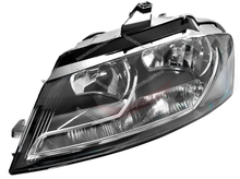 Pair LH+RH Halogen Head Light Lamp (Non Xenon) For Audi A3 8P 2009-2013