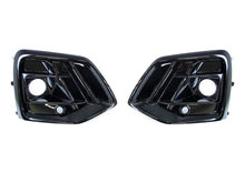 Glossy Black Front Bumper Fog Ligth Grille Covers Bezels fit for Audi Q5 2021-2023 fg227