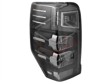 Pair Smoked Black LED Tail Lights Lamps For Mitsubishi Triton MR Ute 2018-2023