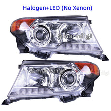 Pair Headlight Lamp For 2012-2015 Toyota Landcruiser LC200 FJ200 Series 200 Halogen LED