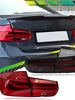 Smoked / Red LED Tail Lights Assembly for BMW 3 Series F30 F35 F80 2012-2018