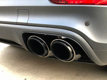 3-Layer Exhaust Tips Tail Pipes For Porsche Macan Base 2.0L 2019-2023 Brushed/Silver/Black