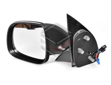 LH Left Hand Passenger Electric Door Mirror Texture Black Top / Chrome Bot For VW Amarok 2010-2013
