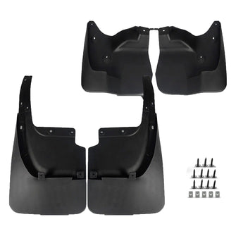 4x Front & Rear Mud Flap Splash Guards for Toyota Landcruiser 200 Series 2007-2016