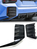 Dry Carbon Fiber Rear Bumper Side Vent Canards for BMW M2 G87 2023 2024