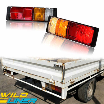 Pair Rear Tail Lights For Holden Rodeo KB TF RA 1981-2006 2007 Tray Ute