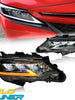 For Toyota Camry 2015-2017 LED Projector Headlights Sequential Turn Signal Pair