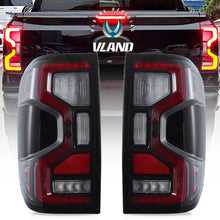 For 2022-2025 Ford Ranger T9 Full LED Rear Lights Clear Len W/Startup Tail Lamps
