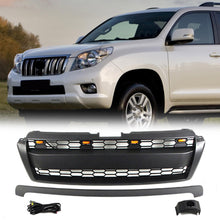 Front Bumper Upper Grill w/ Light for Toyota Land Cruiser Prado 2010-2013